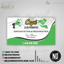 Capi Club Promotor - Tarjeta de Presentación. Un projet de Art urbain, Design , Design graphique , et Publicité de Nelson Cirineo - 14.10.2018
