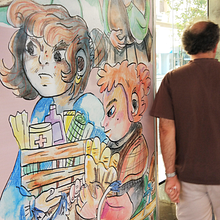 Festival Asalto · Paradas tranvía Zgz. Traditional illustration project by Laura Izquierdo - 10.14.2018
