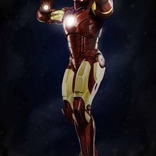Iron Man, Mark III. Projekt z dziedziny  Sztuki piękne,  Kino, Komiks, Concept art, R, sunek realist, czn, Projektowanie postaci, Trad, c, jna ilustracja, Ilustracja c i frowa użytkownika Carlos Gollán - 03.10.2018