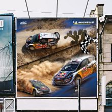 Michelin / BFGoodrich - Murales Exteriores. Un proyecto de Diseño de carteles, Diseño gráfico y Publicidad de Rodrigo Alfaro - 15.10.2018