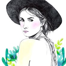 One day I'll fly away . Un progetto di Belle arti, Creatività, Disegno, Disegno artistico, Disegno di ritratti, Illustrazione tradizionale e Ritocco fotografico di Beatriz - 15.10.2018