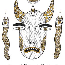 Following The Snakes. Fine Arts, Traditional illustration, and Screen Printing project by Mickael Brana - 10.15.2018