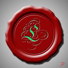 Red Wax Seal. Un proyecto de Creatividad de Georgiana Lavinia Pravat - 16.10.2018
