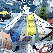 La Vanguardia. La Mercé 18. Traditional illustration, and Advertising project by Bronco Studio - 09.16.2018