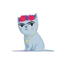 GATOS ARTISTAS. Un proyecto de Bellas Artes, Creatividad, Dibujo, Diseño de juguetes, Diseño de personajes, Ilustración tradicional e Ilustración digital de Irene Bofill García - 16.10.2018