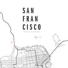 San Francisco, CA. Un proyecto de Ilustración tradicional, Diseño gráfico, Ilustración vectorial, Infografía y Tipografía de Gema Pelegrín - 16.10.2017