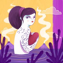 Volcánica. Un proyecto de Bellas Artes, Creatividad, Dibujo, Ilustración tradicional e Ilustración digital de Irene Bofill García - 17.10.2018