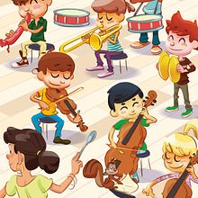 Libro de texto. Ed. SM. Drawing, Traditional illustration, and Children's Illustration project by Bronco Studio - 10.17.2018