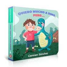 Quiero mucho a Dino, pero.... Un proyecto de Diseño editorial, Educación, Ilustración tradicional e Ilustración digital de Carmen Sánchez Rincón - 23.10.2018