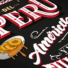 Santa Rosa de Lima - Póster . Traditional illustration, Lettering, T, and pograph project by Luis Armando Puse Parra - 10.17.2018
