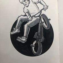 Inktober #8. Drawing, and Traditional illustration project by Fran Amaro - 10.08.2018