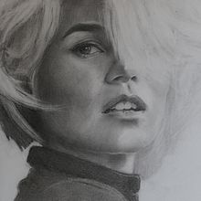 Mi Proyecto del curso: Retrato realista con lápiz de grafito. Projekt z dziedziny R, sunek ołówkiem, Trad, c i jna ilustracja użytkownika AITOR ROLLAN - 08.11.2019