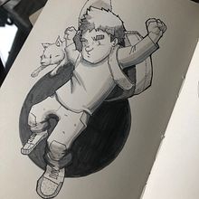 Inktober #11. Drawing, and Traditional illustration project by Fran Amaro - 10.11.2018