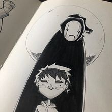 Inktober #12. Drawing, and Traditional illustration project by Fran Amaro - 10.12.2018
