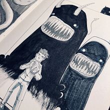Inktober #14. Drawing, and Traditional illustration project by Fran Amaro - 10.14.2018