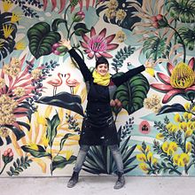 Un mural botánico. Fine Arts, Traditional illustration, and Painting project by Lucila Dominguez - 10.19.2018