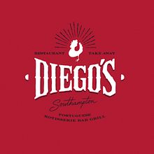 Diego's Southampton Ein Projekt aus dem Bereich Grafikdesign von El Calotipo | Design & Printing Studio - 19.10.2018