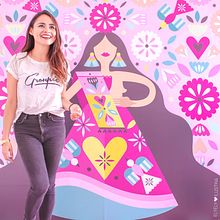 Mural muy mexicano. Een project van Traditionele illustratie van Ely Ely Ilustra - 19.10.2018