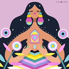 Mujeres Ilustradas. Un proyecto de Ilustración tradicional, Ilustración digital e Ilustración vectorial de Ely Ely Ilustra - 19.10.2018