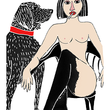 Mujeres. Een project van Traditionele illustratie van Maria Fernandez - 25.08.2018