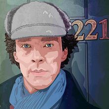 Sherlock. Un proyecto de Cine, Cine, vídeo, televisión, Ilustración tradicional, Ilustración digital, Ilustración vectorial y Televisión de María José Andúgar - 20.10.2018