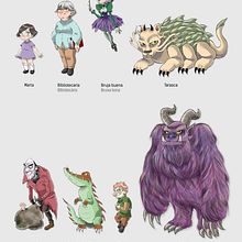 Cartel #1 Espanta la por! Ein Projekt aus dem Bereich Traditionelle Illustration und Digitale Illustration von Leticia Platero Suárez - 21.10.2018