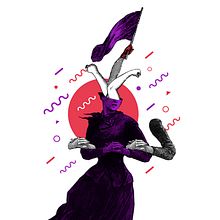 Ilustración para el DOBLADILLO CTXT . Ilustrație digitală de Marisa Maestre - 10.22.2018