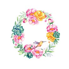 Marco Floral Primavera Ein Projekt aus dem Bereich Bildende Künste, Zeichnung, Design, Produktdesign, Grafikdesign, Traditionelle Illustration und Malerei von Paola Giusti - 22.10.2018