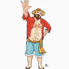 MeOne Piece . Un progetto di Illustrazione digitale di kamuisev - 01.05.2017