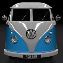 Volkswagen Van . % Antonio Diaz tarafından hazırlanan 3D, Ve 3D Modelleme projesi - 05.23.2018