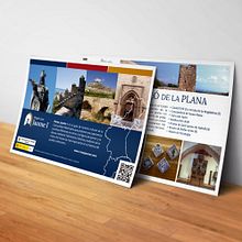 Rutas Jaume I / Diseño postales / Diseño gráfico. Een project van Grafisch ontwerp van Cecilia Rodríguez Romero - 24.10.2018