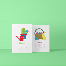 Calendario Ilustrado 2019. Vector Illustration project by Laura Ruiz - 10.24.2018