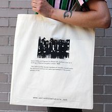Estampación Tote Bags para el proyecto feminista www.unlockthefuture.net Ein Projekt aus dem Bereich Prägung von Print Workers Barcelona - 24.10.2018