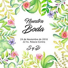 Papelería de Bodas. 2do. Proyecto de Técnicas aplicadas de ilustración en acuarelas Ein Projekt aus dem Bereich Bildende Künste, Zeichnung, Design, Grafikdesign, Prägung, Produktfotografie, Traditionelle Illustration und Aquarellmalerei von Paola Giusti - 25.10.2018