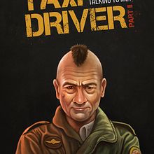 Poster «Taxi Driver 2». Projekt z dziedziny Projektowanie graficzne, Trad, c i jna ilustracja użytkownika Rubén Megido - 24.10.2018