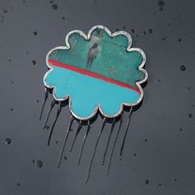 broche aguacero y cielo estrellado. Un proyecto de Diseño de jo y as de Sandra Aponte - 26.10.2018