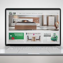 Maquetación Web Muebles Isa. Un proyecto de Diseño Web de Beatriz - 29.10.2018