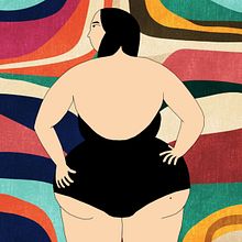 curvy . % Olga Fernández Pero tarafından hazırlanan Dijital İllüstras, Ve on projesi - 10.30.2018