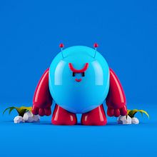 Little Monsters, Personajes 3D. 3D e Ilustração tradicional projeto de Daniel Dominguez - 30.10.2018