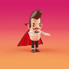 El Vampi. Un proyecto de Diseño de personajes 3D de gerardo_escalante_85 - 30.10.2018