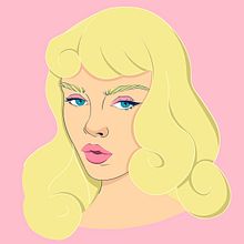 My first woman. Drawing, Artistic Drawing, Portrait Drawing, and Digital Illustration project by Mia Bonbon - 07.13.2018
