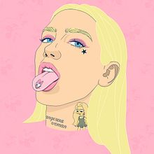 Dangerous Woman. Portrait Drawing, and Digital Illustration project by Mia Bonbon - 07.17.2018