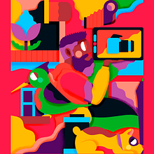 ADOBE CC 2018. Traditional illustration project by Jhonny Núñez - 10.31.2018
