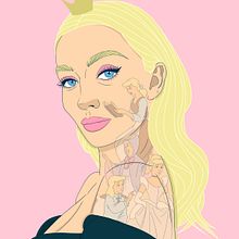 I'm not your cinderella. Portrait Drawing, Traditional illustration, and Digital Illustration project by Mia Bonbon - 09.13.2018