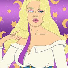 Esmeralda. Drawing, Portrait Drawing, Traditional illustration, and Digital Illustration project by Mia Bonbon - 10.15.2018