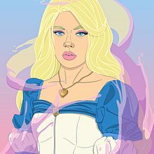  Swan princess. Drawing, Portrait Drawing, Traditional illustration, and Digital Illustration project by Mia Bonbon - 10.15.2018