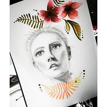RETRATO: Lapiz & Acuarela. Projekt z dziedziny  R, sunek, R, sunek ołówkiem, Portret, Trad, c, jna ilustracja i Malowanie akwarelą użytkownika Cintli Cordova - 31.10.2018