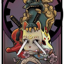 Print bien japones. Digital Illustration project by Alan Rojo Villanueva - 11.01.2018