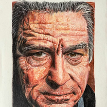 Mi proyecto es el ejercicio final .Robert de Niro. Fine Arts project by Mariluz Tomillo Ovejero - 01.14.2020