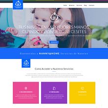Desarrollo Website Nanny at Home. Un projet de Développement web, Webdesign , et UX / UI de Juan Francisco Sabatino Pico - 19.02.2018